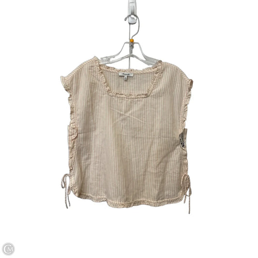 Top Sleeveless By Madewell In Cream, Size: Xs