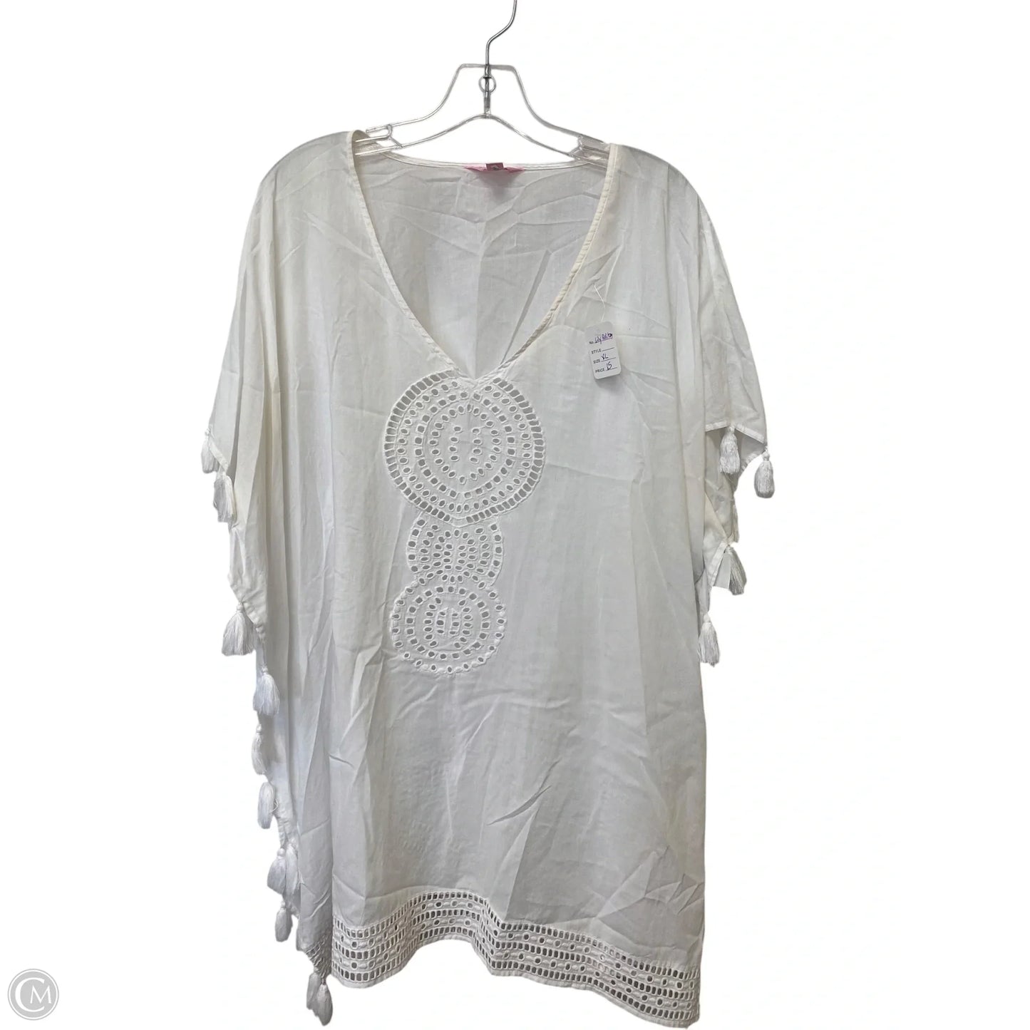 Tunic Designer By Lilly Pulitzer In White, Size: Xl
