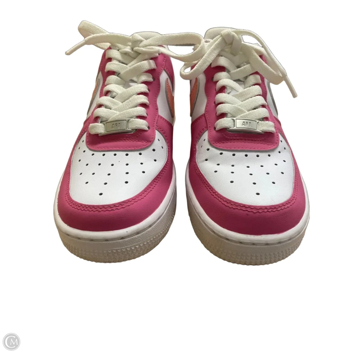 Shoes Sneakers By Nike In Pink & White, Size: 7.5