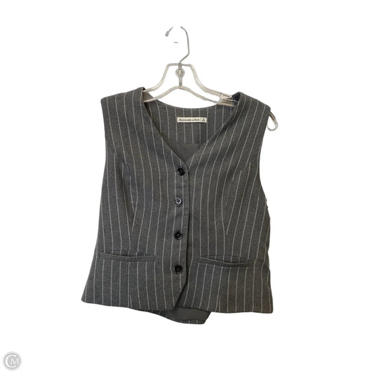 Vest Other By Abercrombie And Fitch In Grey, Size: S