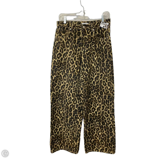 Pants Wide Leg By Forever 21 In Animal Print, Size: 0