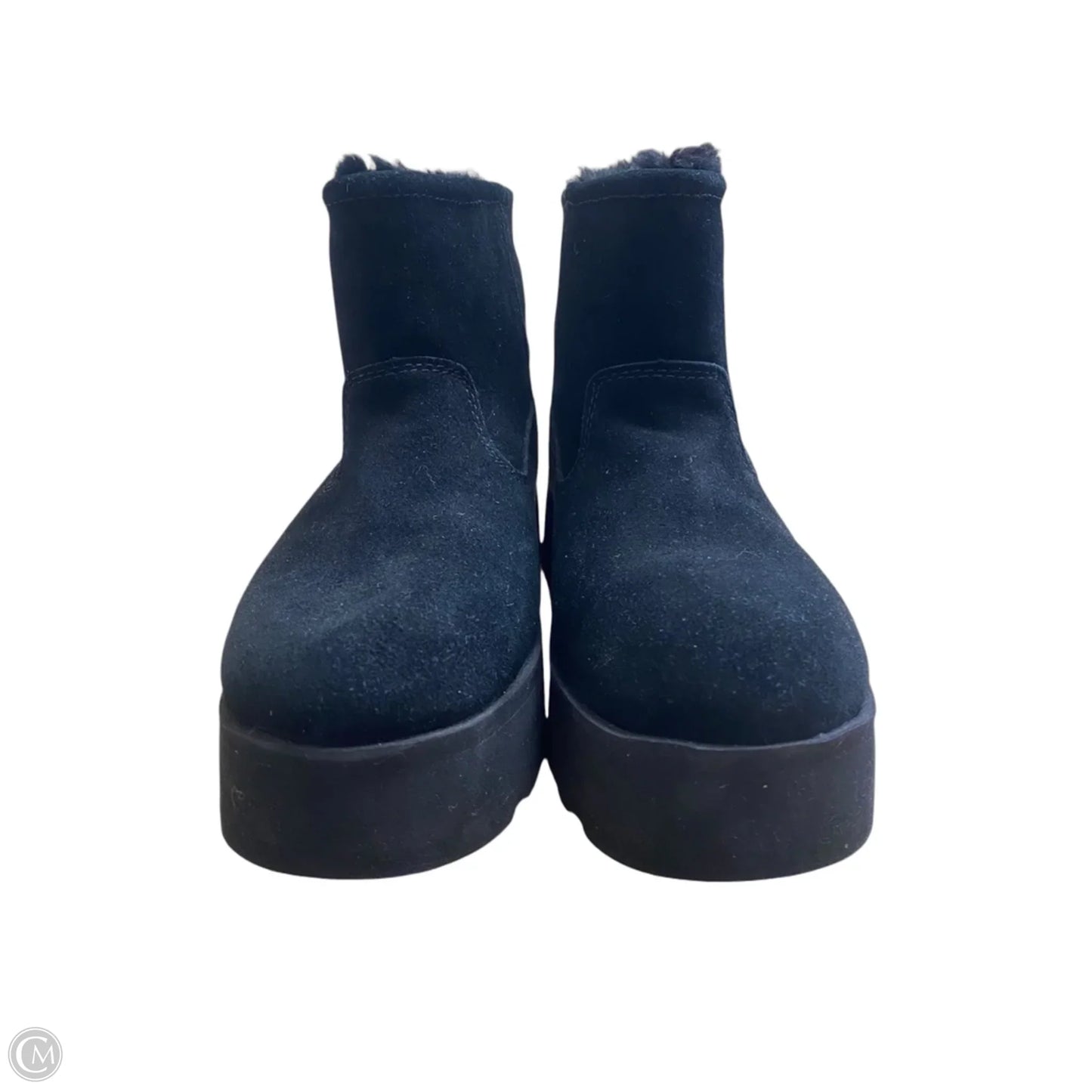 Boots Ankle Flats By Time And Tru In Black, Size: 8