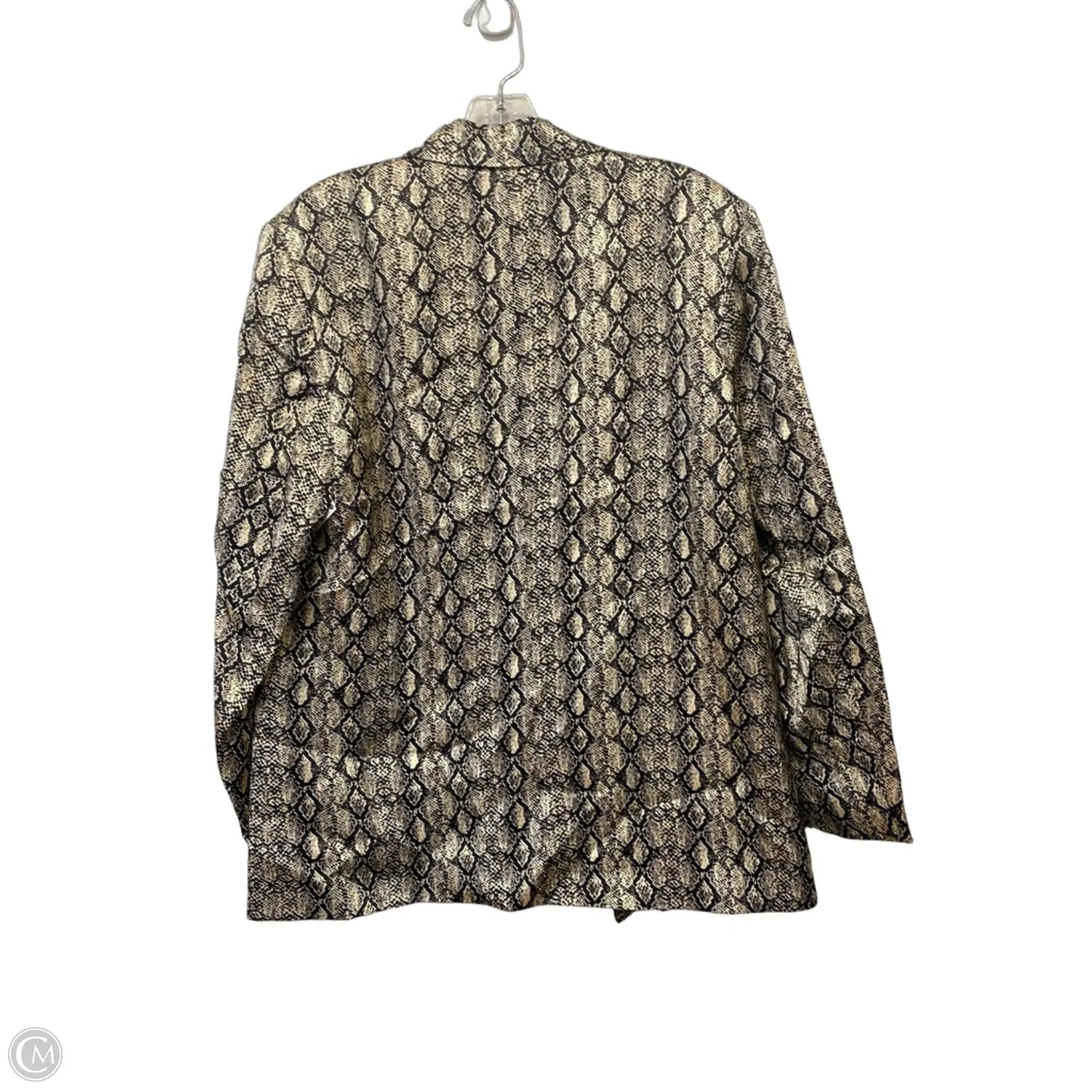 Blazer By Zara In Animal Print, Size: M