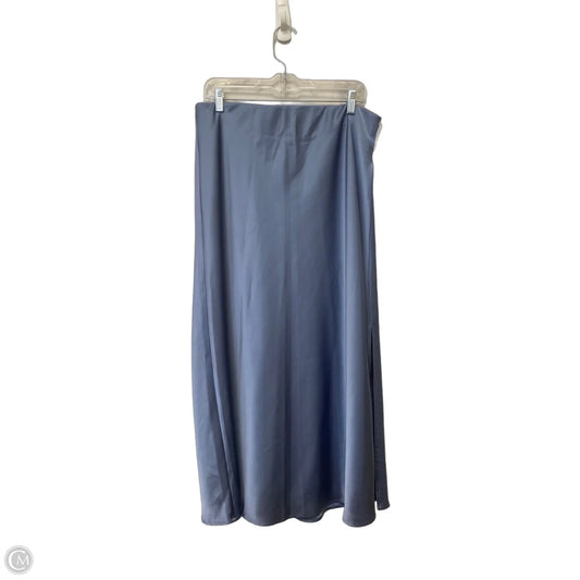 Skirt Maxi By Clothes Mentor In Blue, Size: Xl