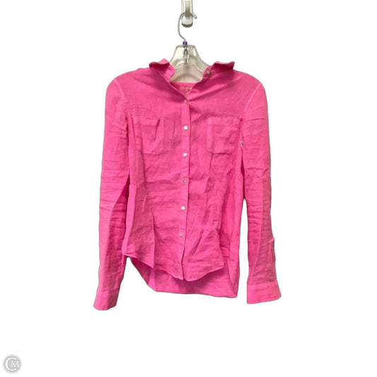 Top Long Sleeve Designer By Lilly Pulitzer In Pink, Size: Xxs
