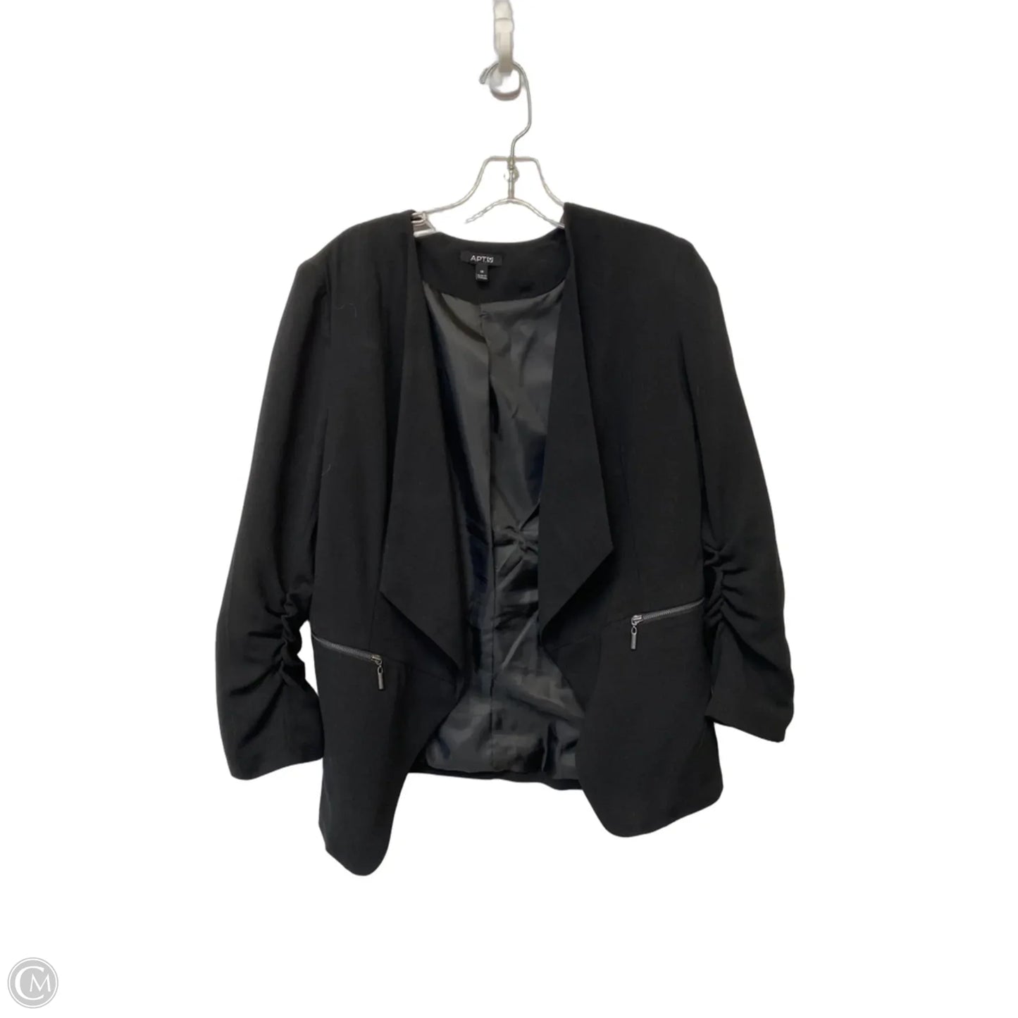 Blazer By Apt 9 In Black, Size: 10