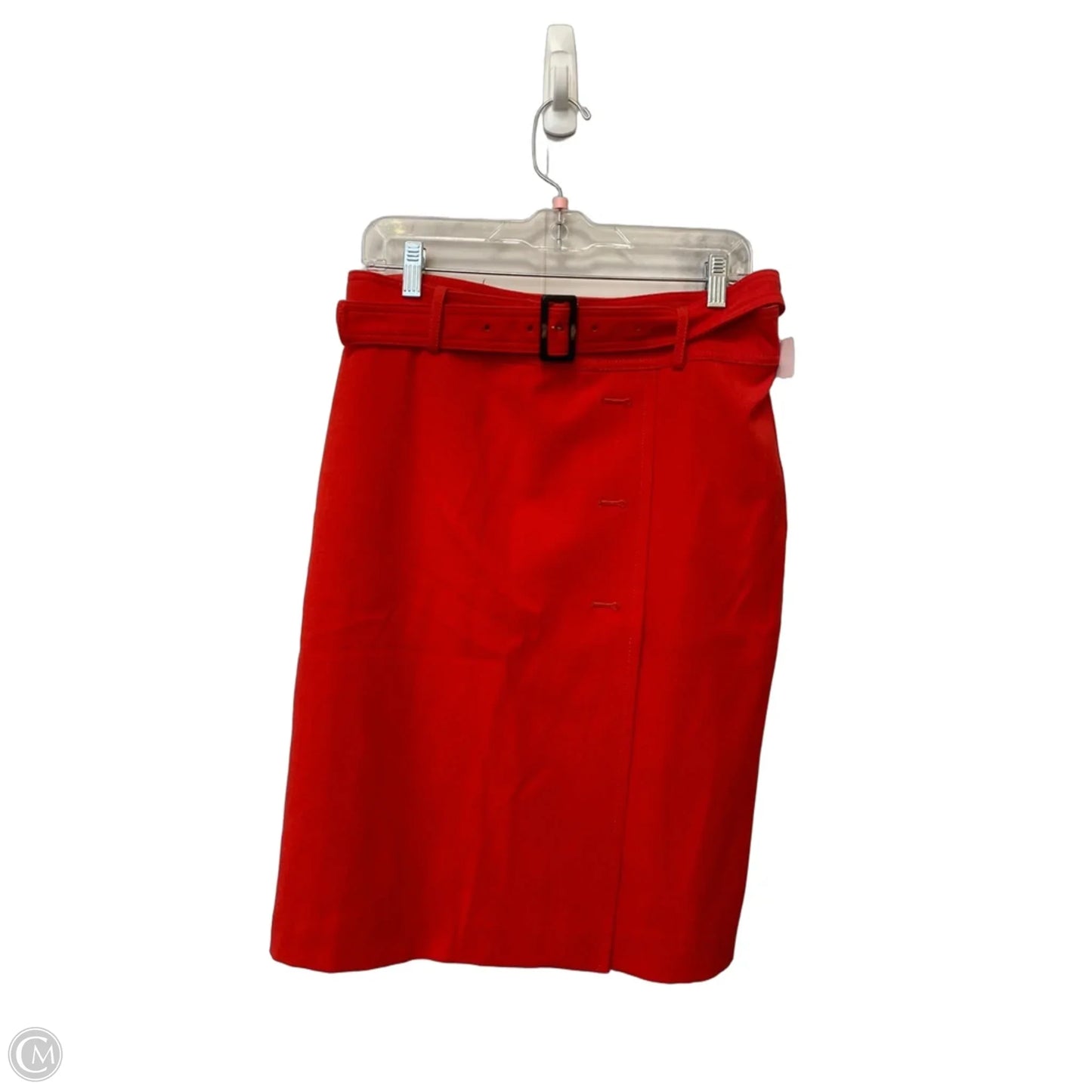 Skirt Midi By Ann Taylor In Red, Size: 10p