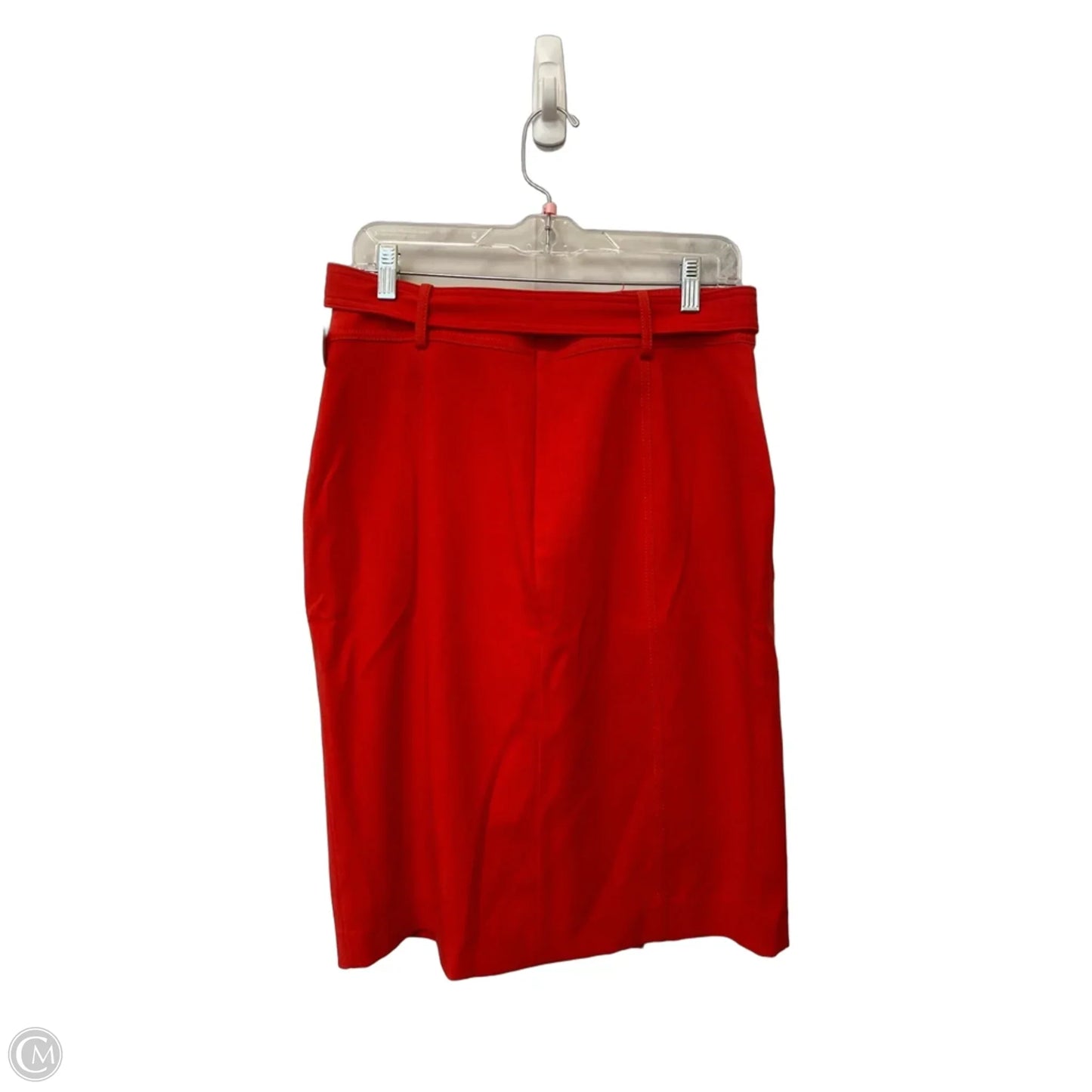 Skirt Midi By Ann Taylor In Red, Size: 10p