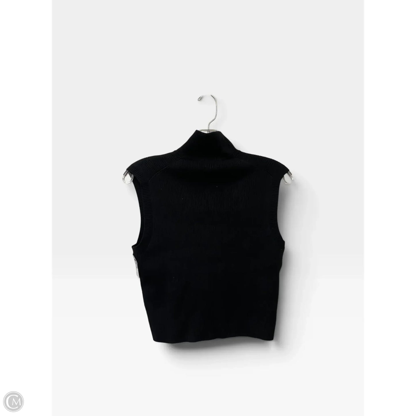 Top Sleeveless By Cmb In Black, Size: M