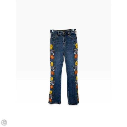 Jeans Straight By Clothes Mentor In Blue Denim, Size: 0