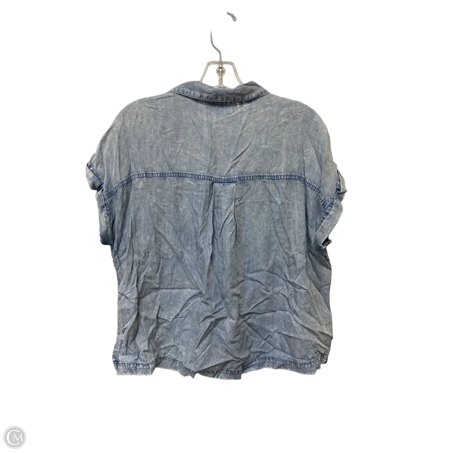 Top Short Sleeve By Jane And Delancey In Blue, Size: L