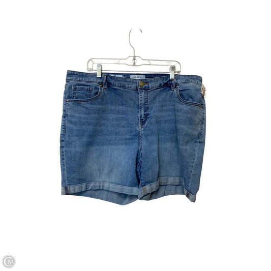 Shorts By Lane Bryant In Blue Denim, Size: 18