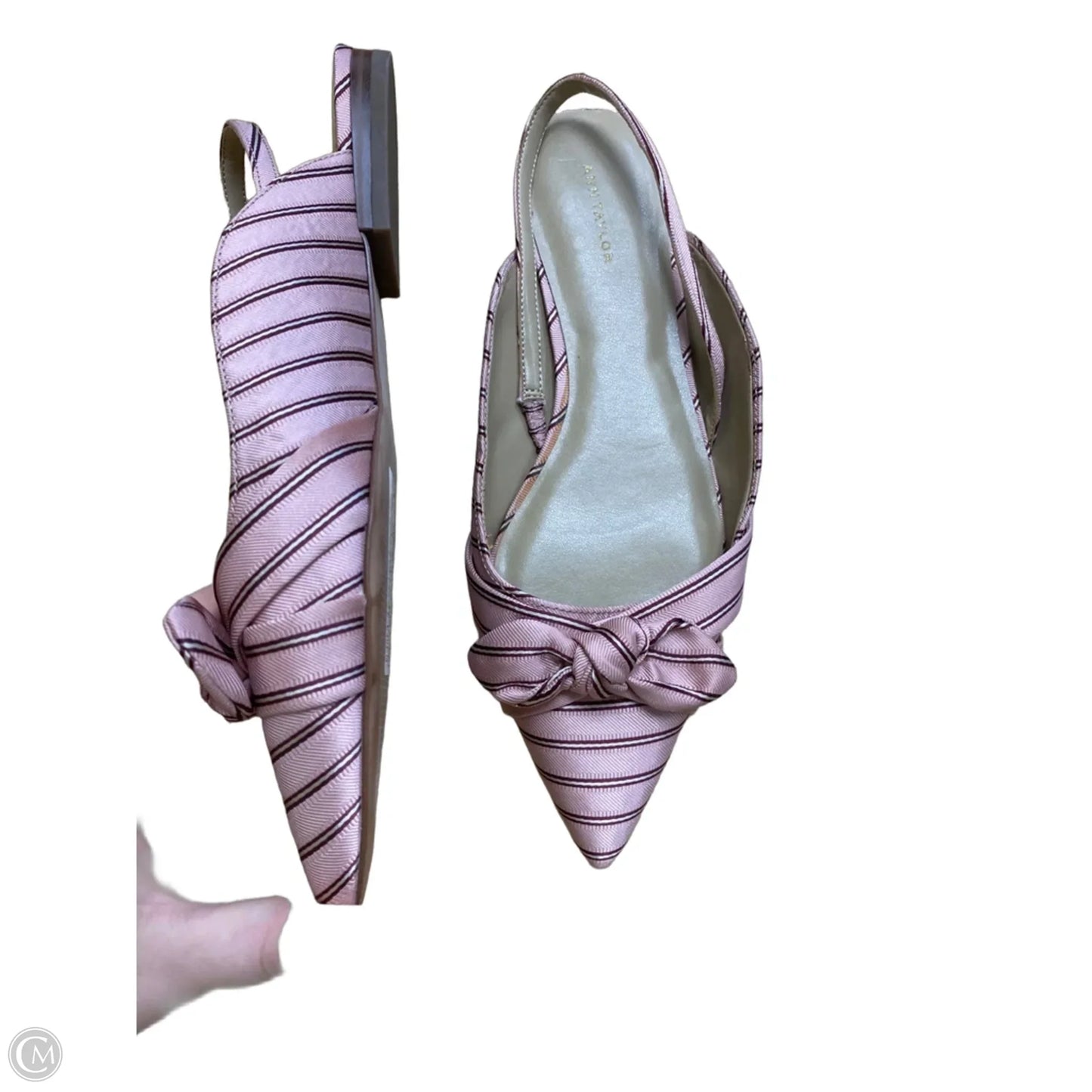 Shoes Flats By Ann Taylor In Pink, Size: 7