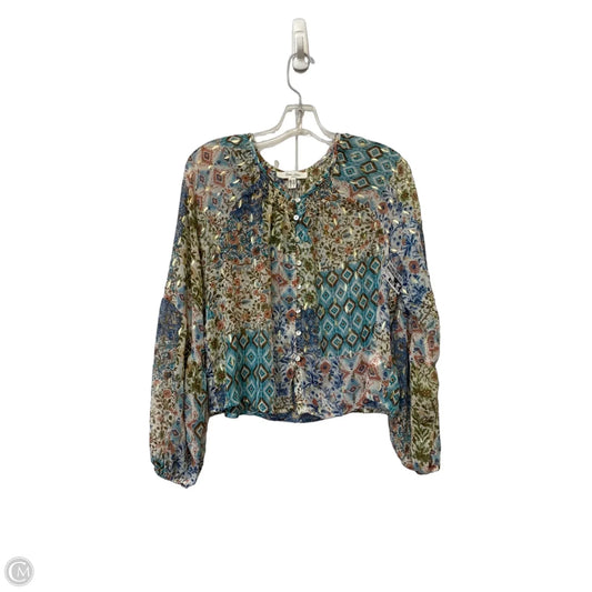 Top Long Sleeve By Clothes Mentor In Multi-colored, Size: S