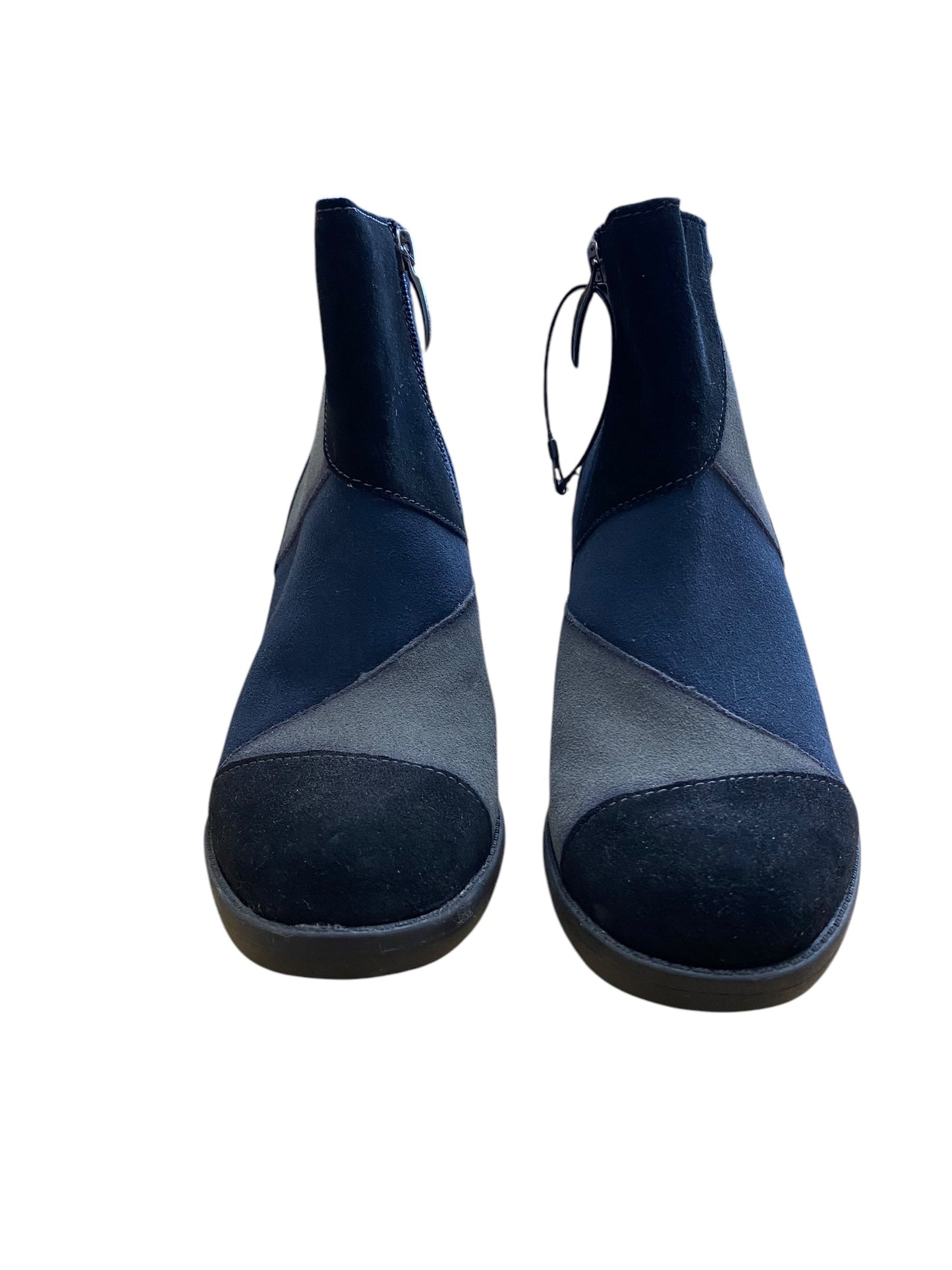 Boots Ankle Heels By Earth In Blue, Size: 8