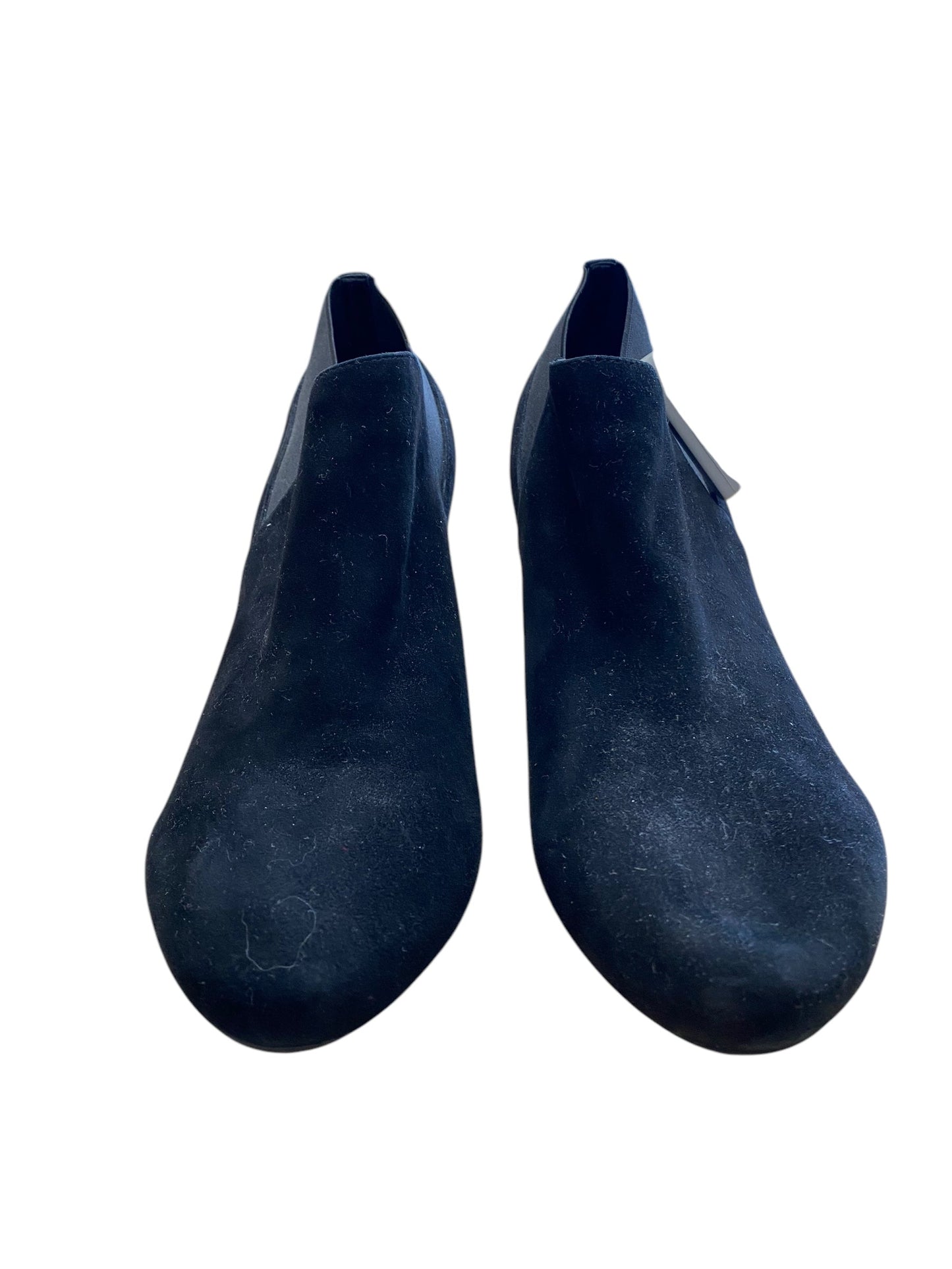 Boots Ankle Heels By Vaneli In Black, Size: 10