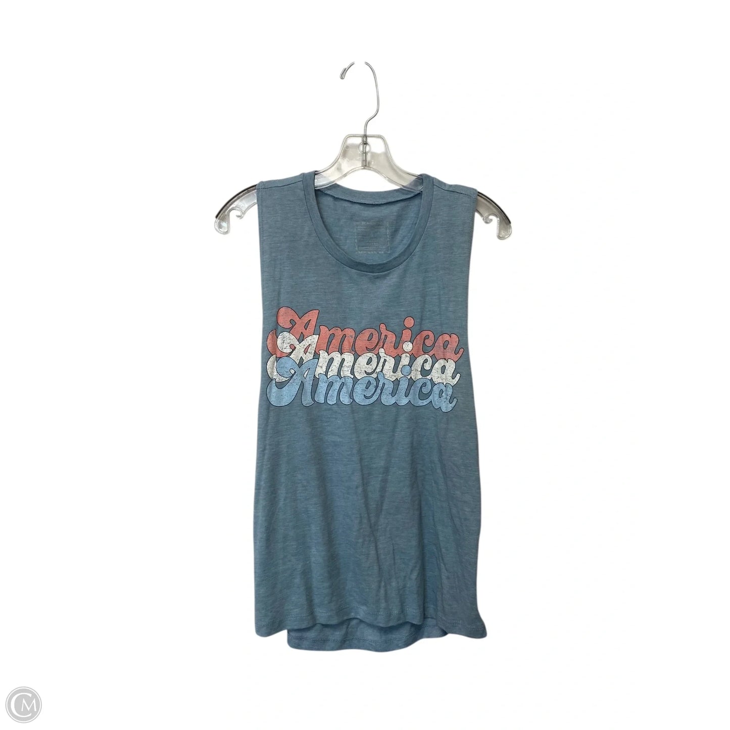 Top Sleeveless By Clothes Mentor In Blue, Size: S