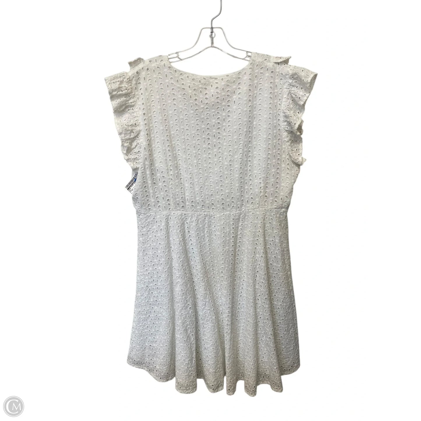 Dress Casual Midi By Clothes Mentor In White, Size: 2x