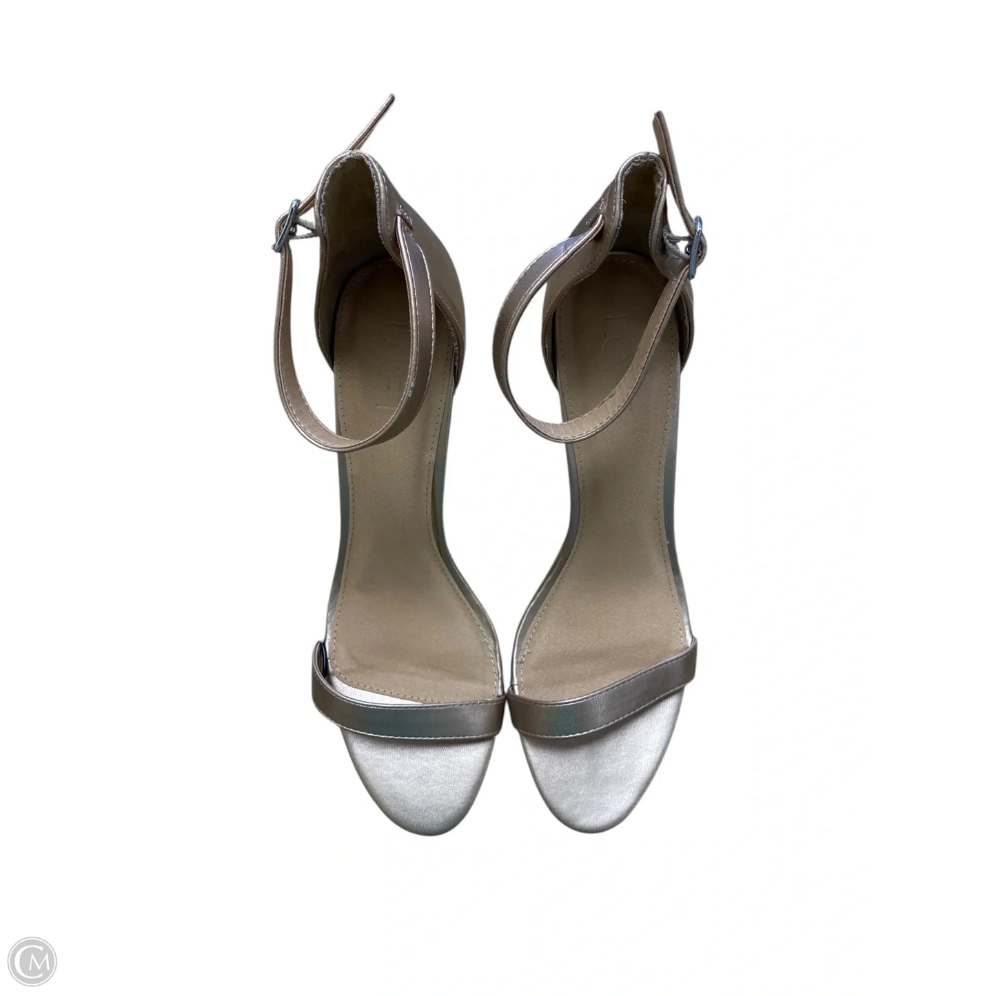 Shoes Heels Stiletto By Loft In Gold, Size: 8.5