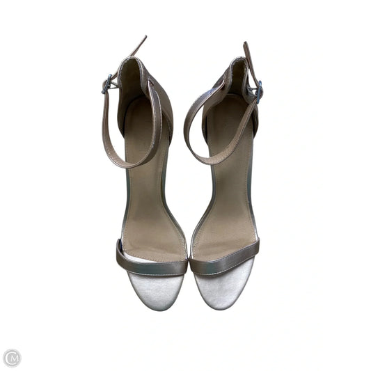 Shoes Heels Stiletto By Loft In Gold, Size: 8.5