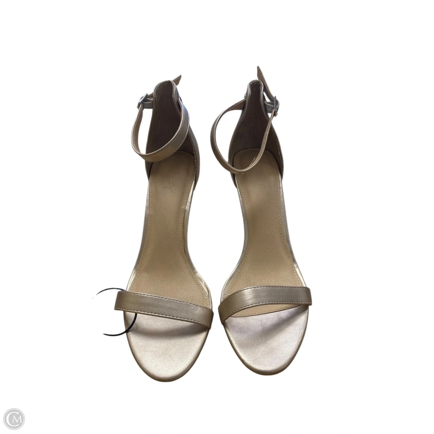 Shoes Heels Stiletto By Loft In Gold, Size: 8.5