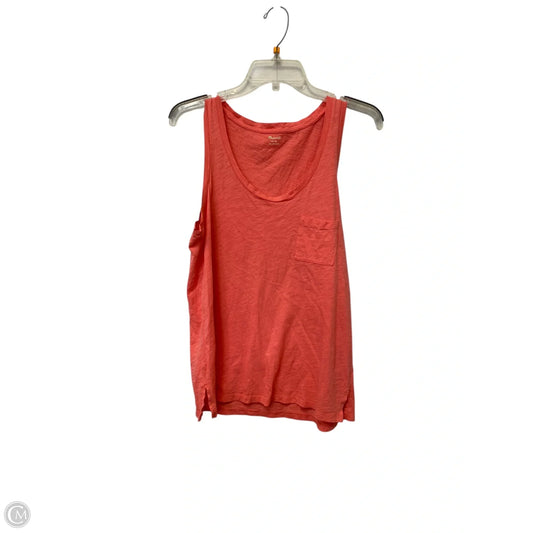 Top Sleeveless Basic By Madewell In Pink, Size: M