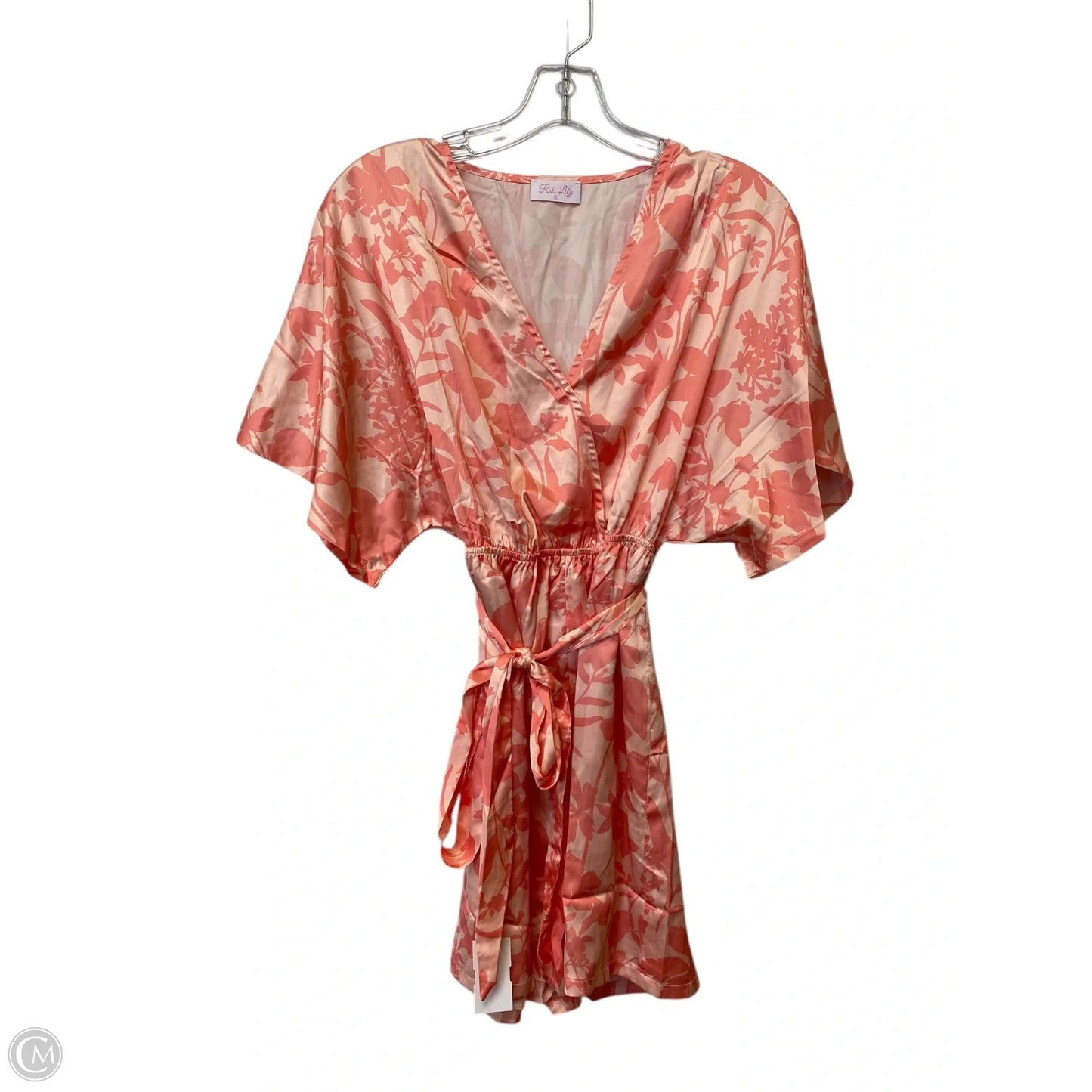 Romper By Pink Lily In Pink, Size: S