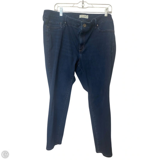 Jeans Skinny By Jessica Simpson In Blue Denim, Size: 20