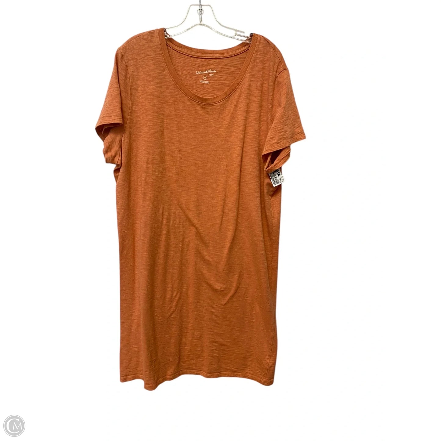 Dress Casual Midi By Universal Thread In Orange, Size: Xxl