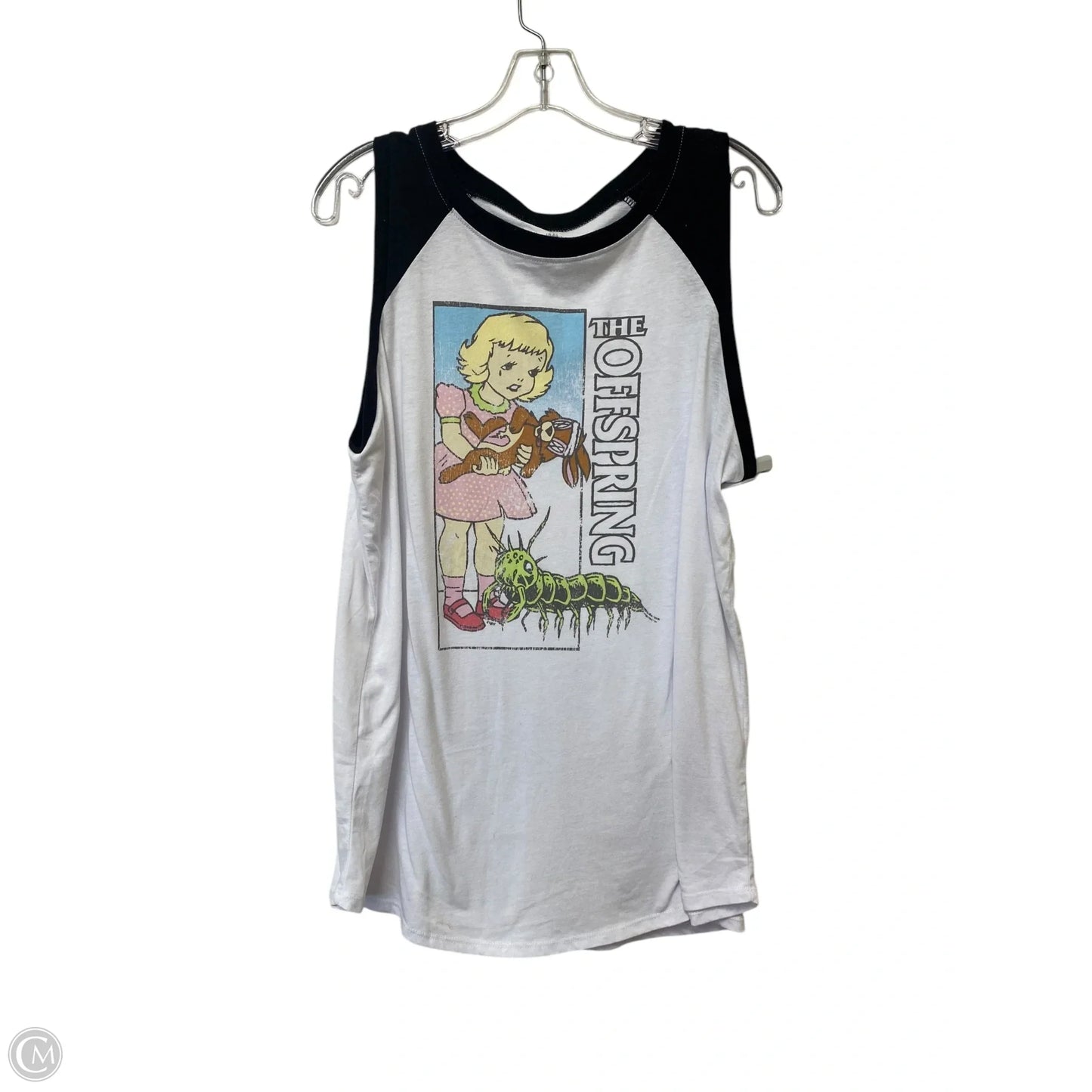 Top Sleeveless By Clothes Mentor In White, Size: 2x