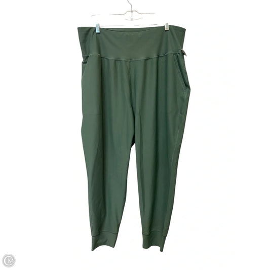Athletic Leggings By Old Navy In Green, Size: Xxl