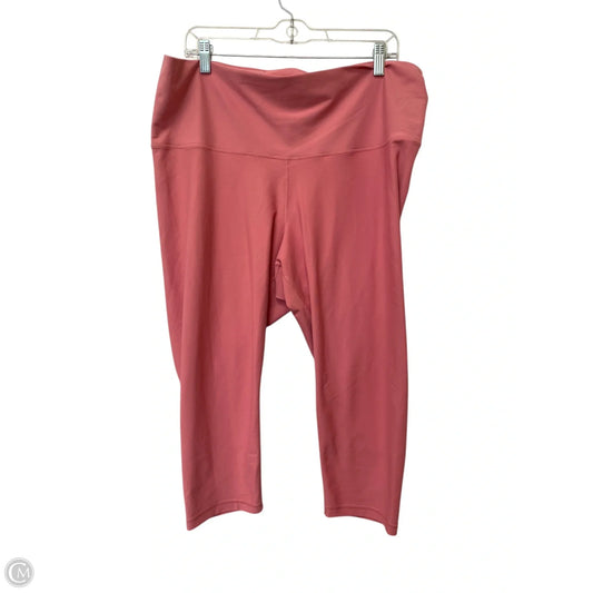 Athletic Leggings By Old Navy In Pink, Size: Xxl