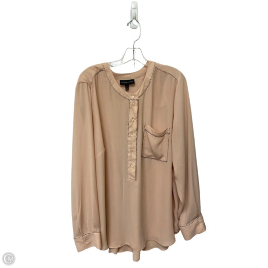 Top Long Sleeve By Lane Bryant In Pink, Size: 22