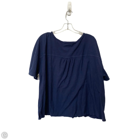 Top Short Sleeve Basic By West Bound In Blue, Size: 3x