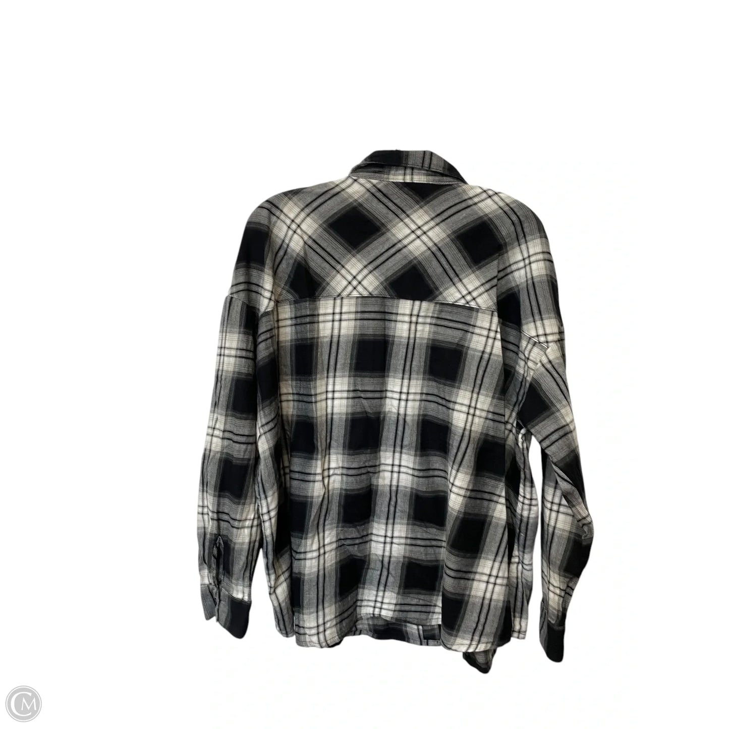 Top Long Sleeve By Divided In Black, Size: M