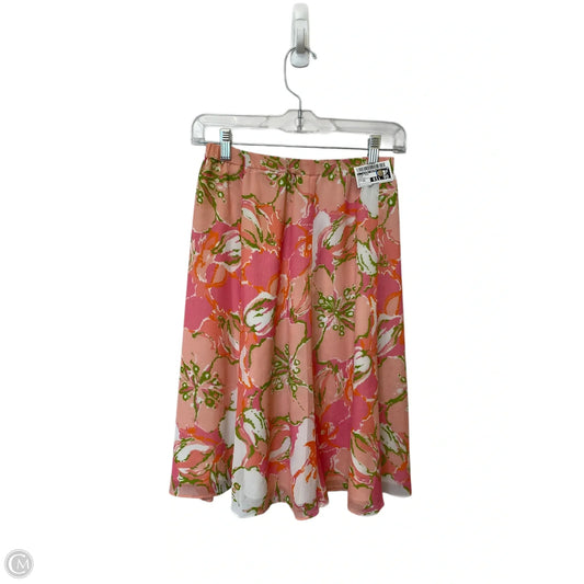 Skirt Midi By Clothes Mentor In Pink, Size: Xs