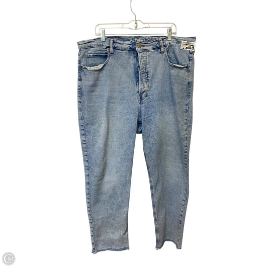 Jeans Straight By Old Navy In Blue Denim, Size: 18