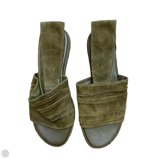 Sandals Designer By Tory Burch In Green, Size: 8.5