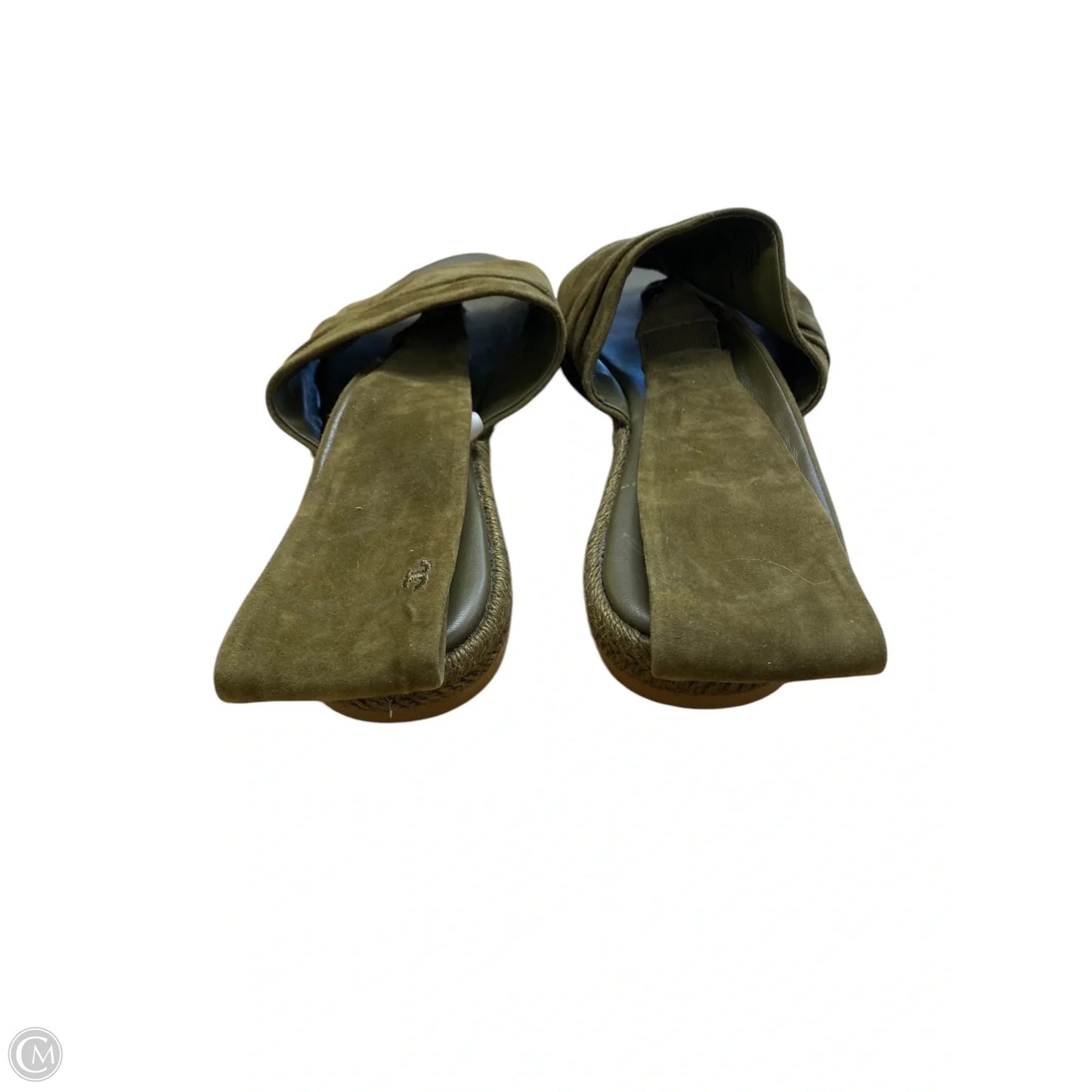 Sandals Designer By Tory Burch In Green, Size: 8.5