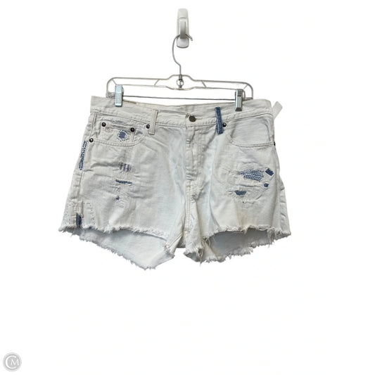 Shorts By Polo Ralph Lauren In White, Size: 10