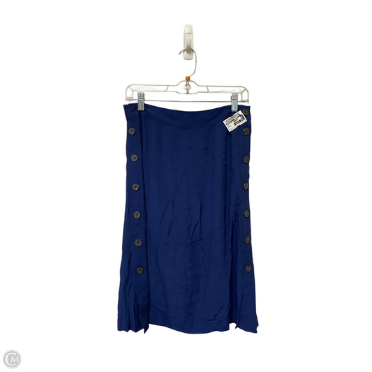 Skirt Midi By Madewell In Blue, Size: 0