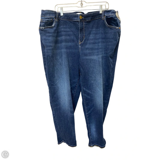 Jeans Skinny By Lane Bryant In Blue Denim, Size: 22