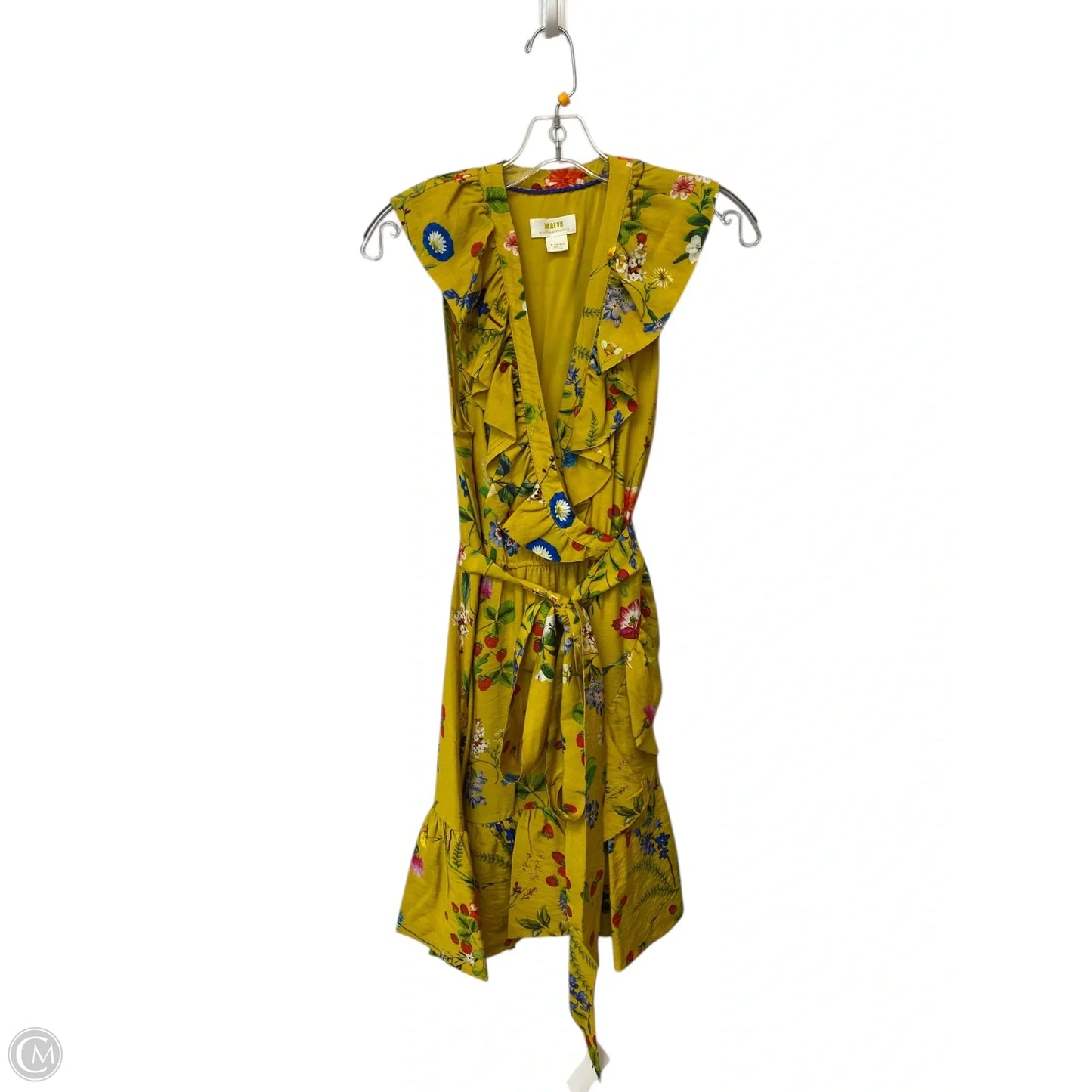 Dress Casual Midi By Maeve In Yellow, Size: Xs