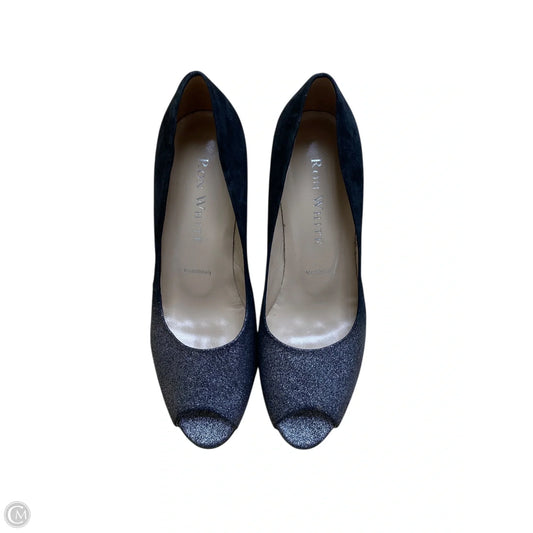 Shoes Heels Stiletto By Clothes Mentor In Black & Silver, Size: 6.5