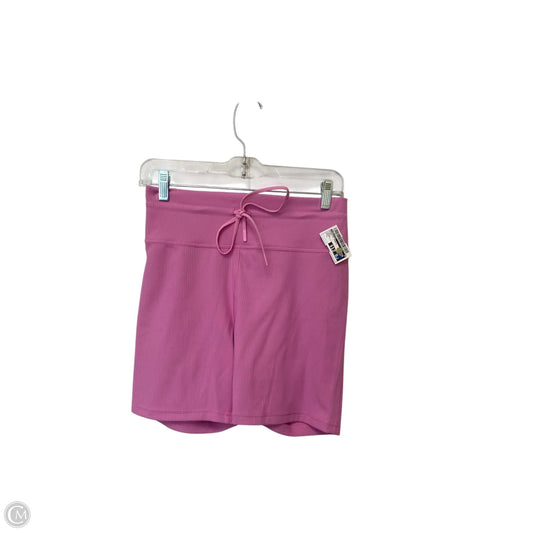 Athletic Shorts By Fabletics In Pink, Size: L