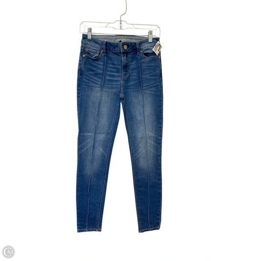 Jeans Skinny By White House Black Market In Blue Denim, Size: 0