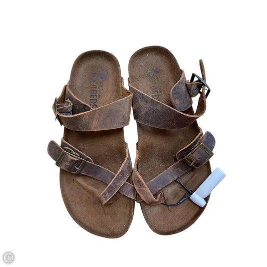 Sandals Flats By White Mountain In Brown, Size: 7