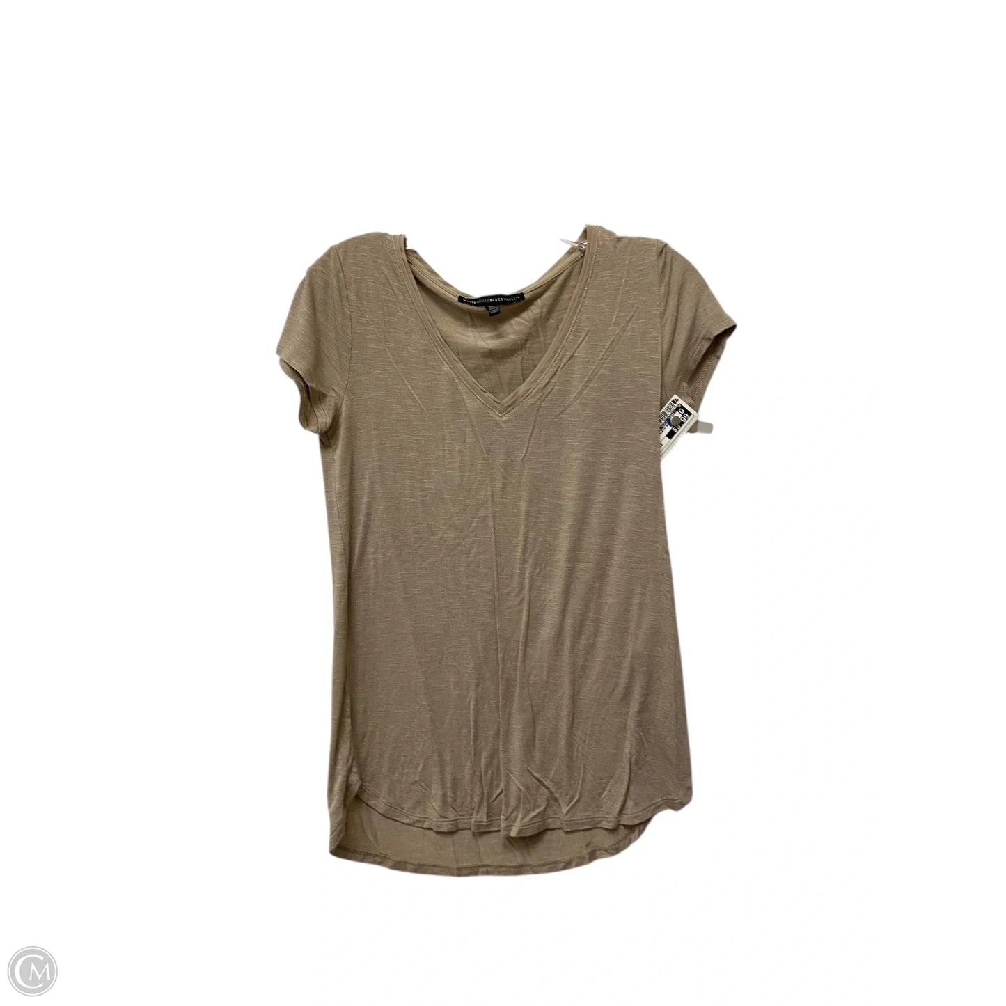 Top Sleeveless Basic By White House Black Market In Tan, Size: Xs