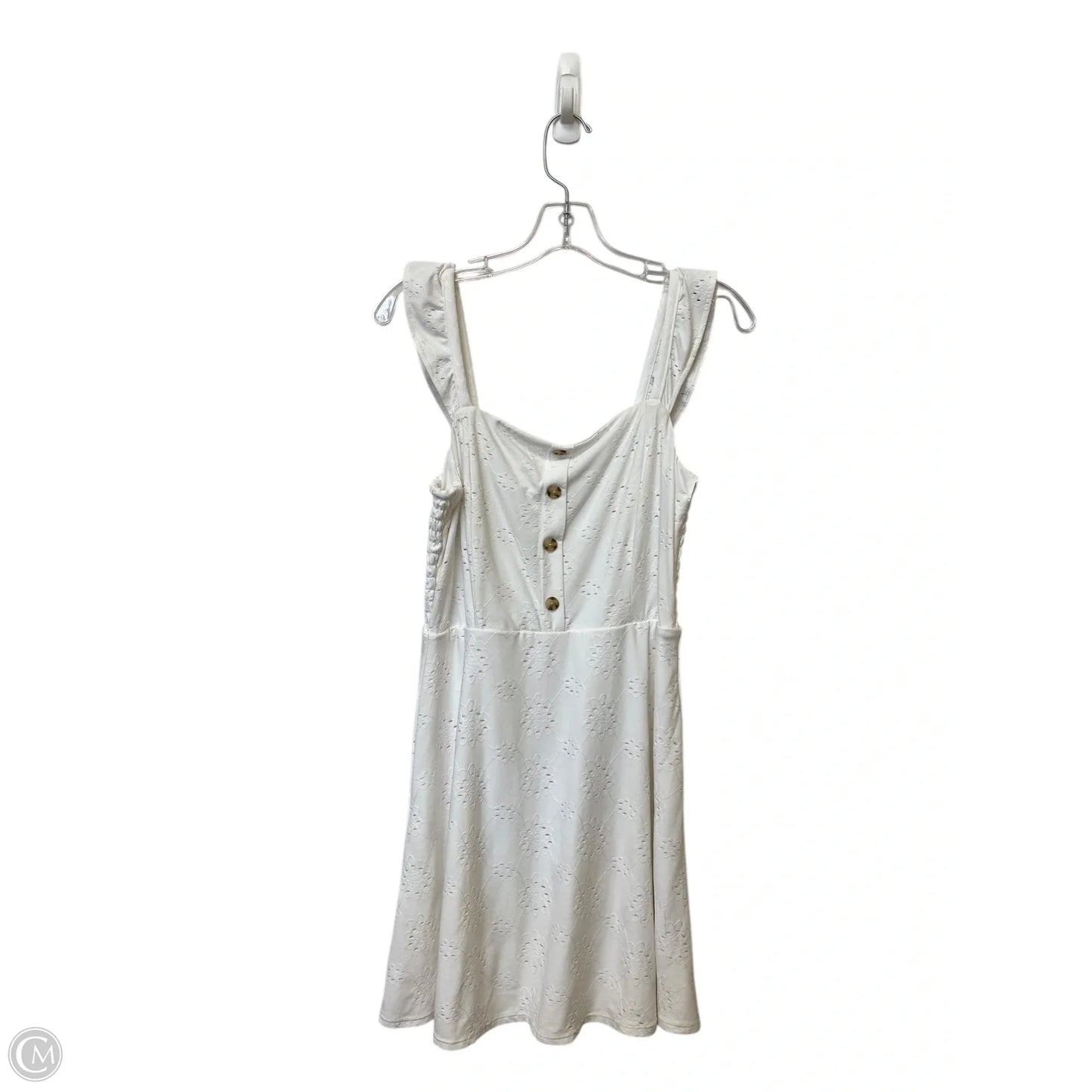 Dress Casual Midi By As U Wish In White, Size: L