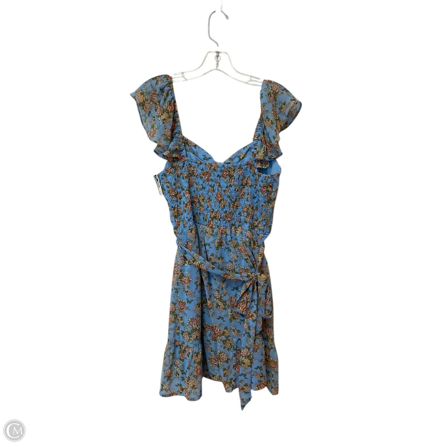 Dress Casual Short By Lily Rose In Floral Print, Size: M